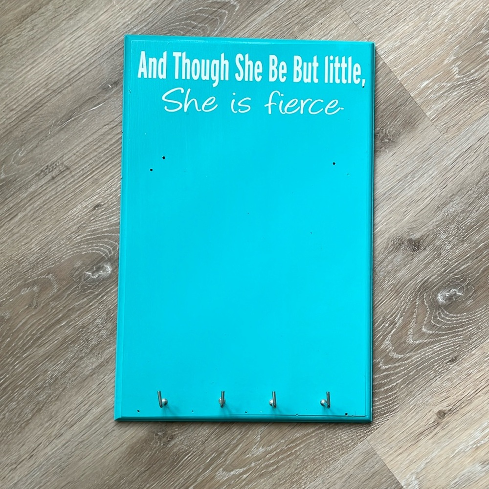 Teal Inspirational Wall Decor